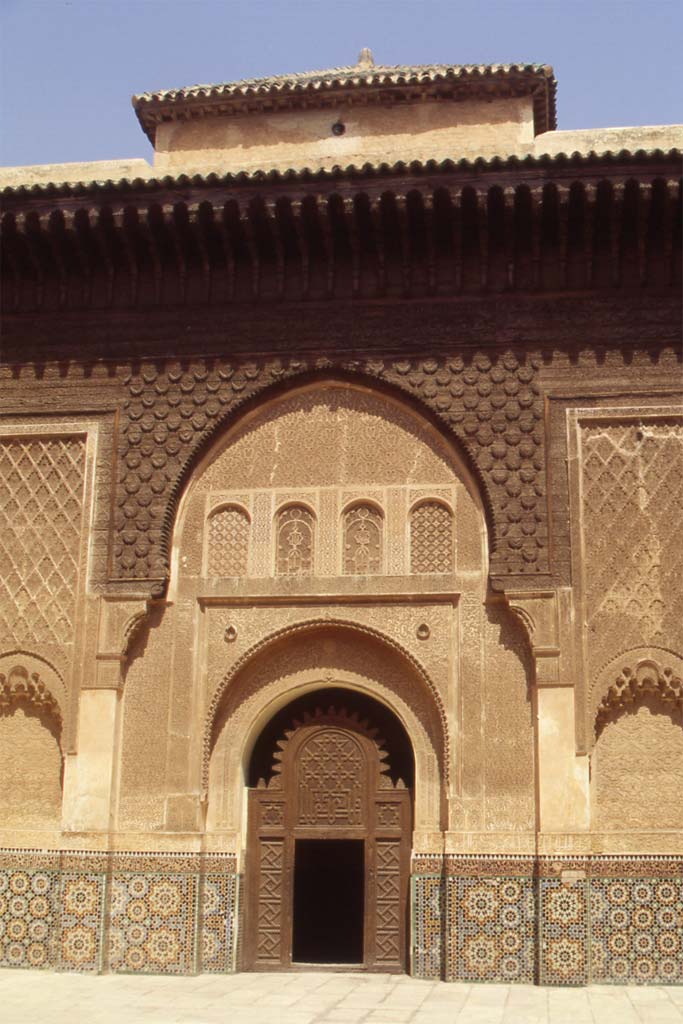 La médersa ben Youssef à Marrakech, le 20 août 1994