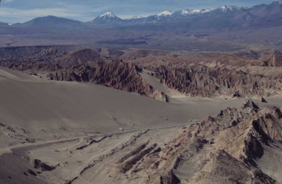 Paysage de la vallée de « Mars », le 10 août 2000