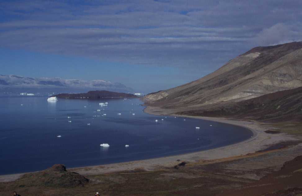 La plage de Tartunaq, le 20 août 2002