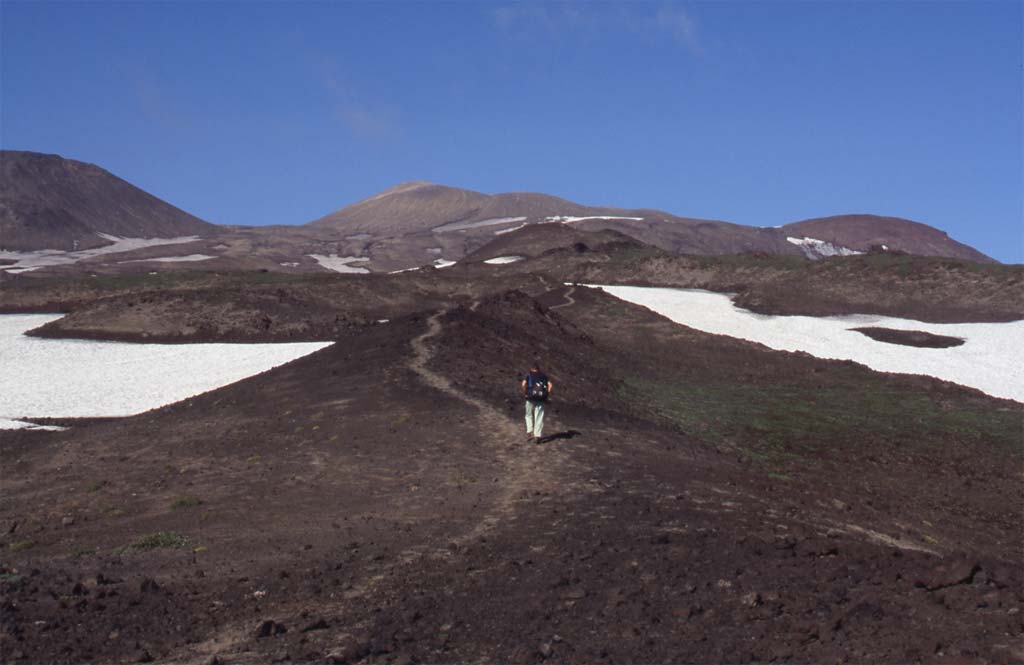 Ascension du volcan Goreli, le 9 août 2006