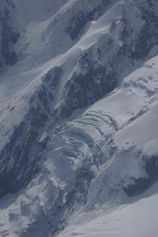 Survol des Monts Célestes en hélicoptère, le 19 août 2009