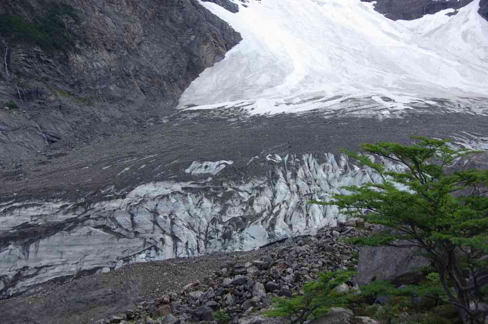 Crevasses du glacier du Français, le 19 novembre 2012