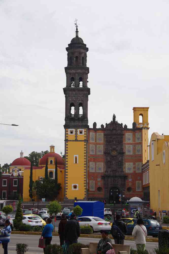 Église San Francisco à Puebla, le 18 janvier 2016