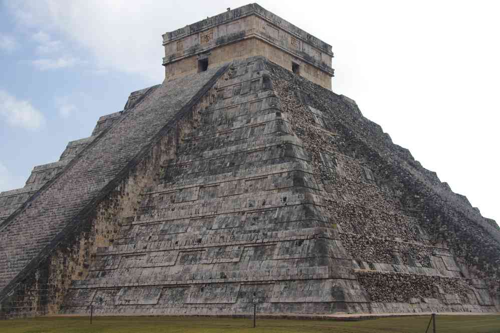 Chichén Itzá (El Castillo, ou pyramide de Kukulán), le 27 janvier 2016