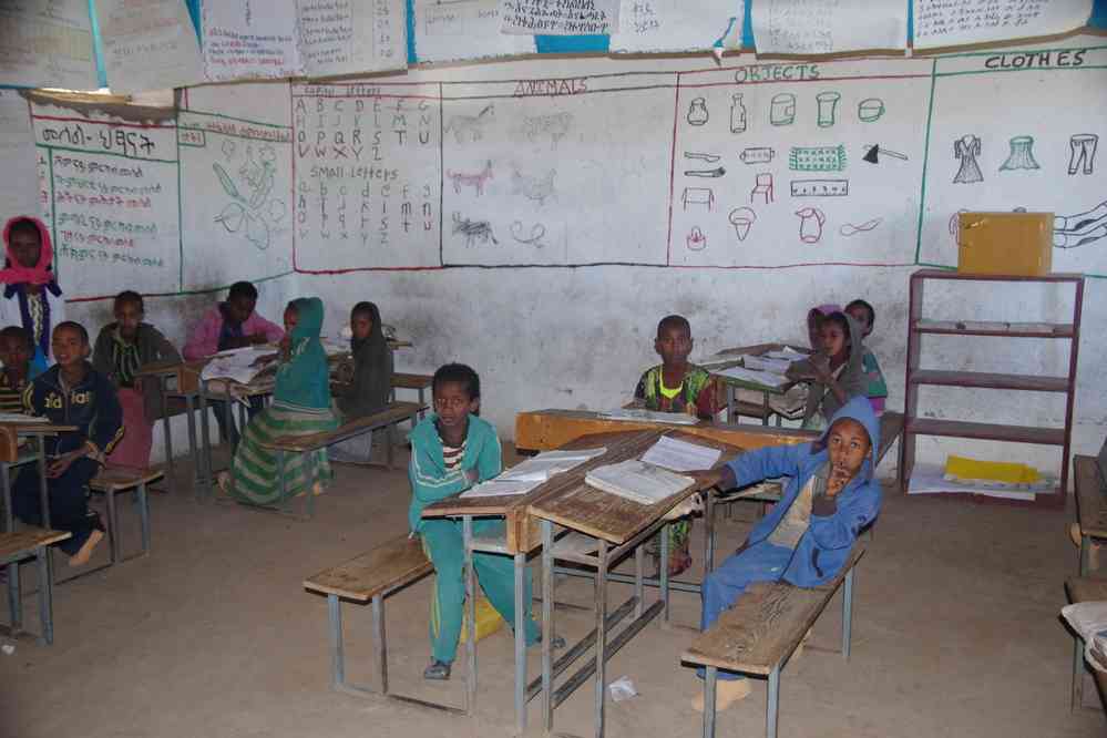 École près de Dughum, le 13 janvier 2017