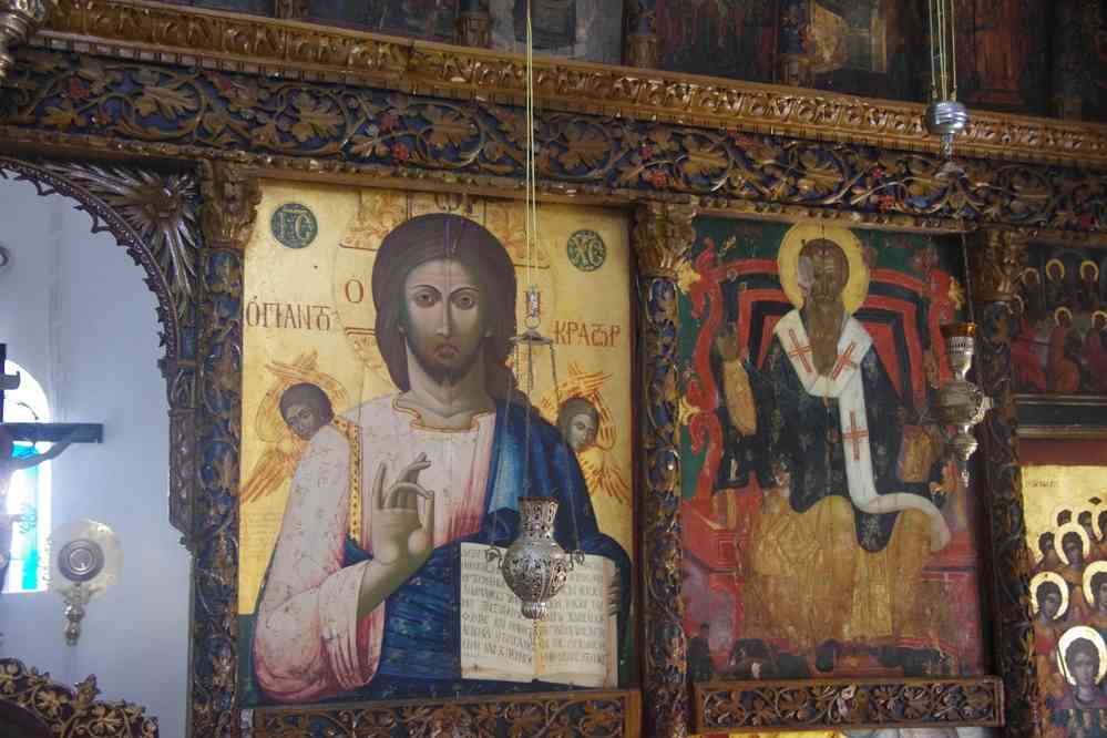 Siphnos (Ν. Σίφνος), monastère de Panagia Vrysis (Μ. Παναγία Βρύσης), le 23 juin 2021