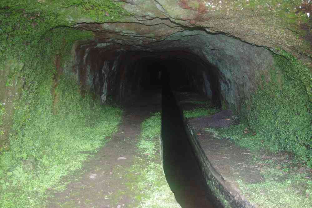 Levada dos Tornos. Tunnel sous la montagne, que nous n’emprunterons pas, le 6 mai 2022