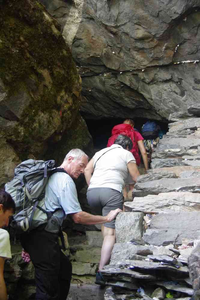 La grotte où vécut Saint-Jean de Rila (Рила), le 23 juillet 2019