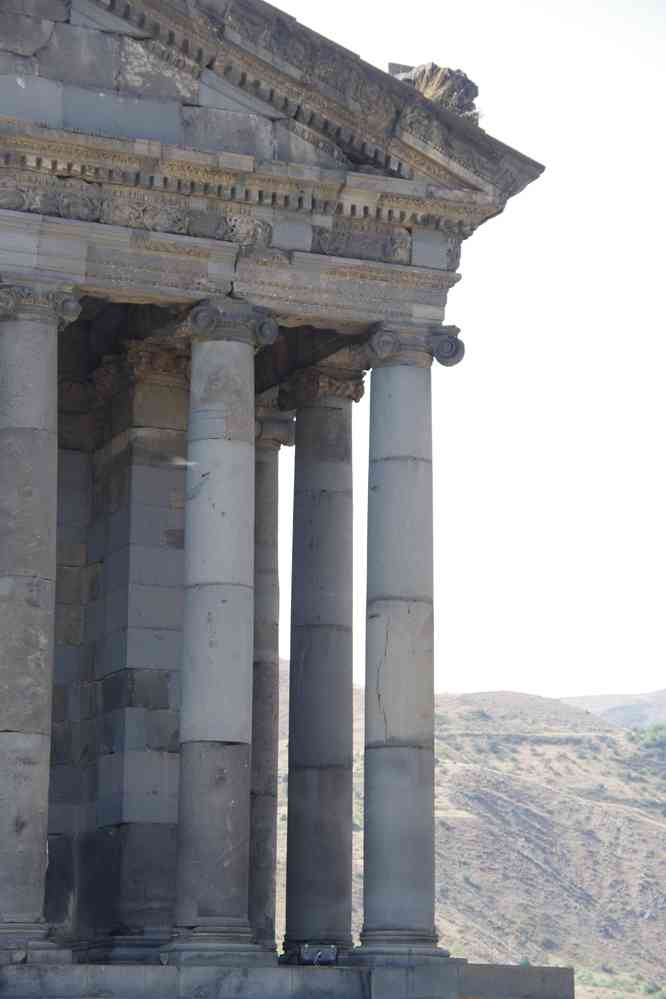 Temple païen de Garni (Գառնի), dédié au culte de Mithra, le 31 juillet 2017