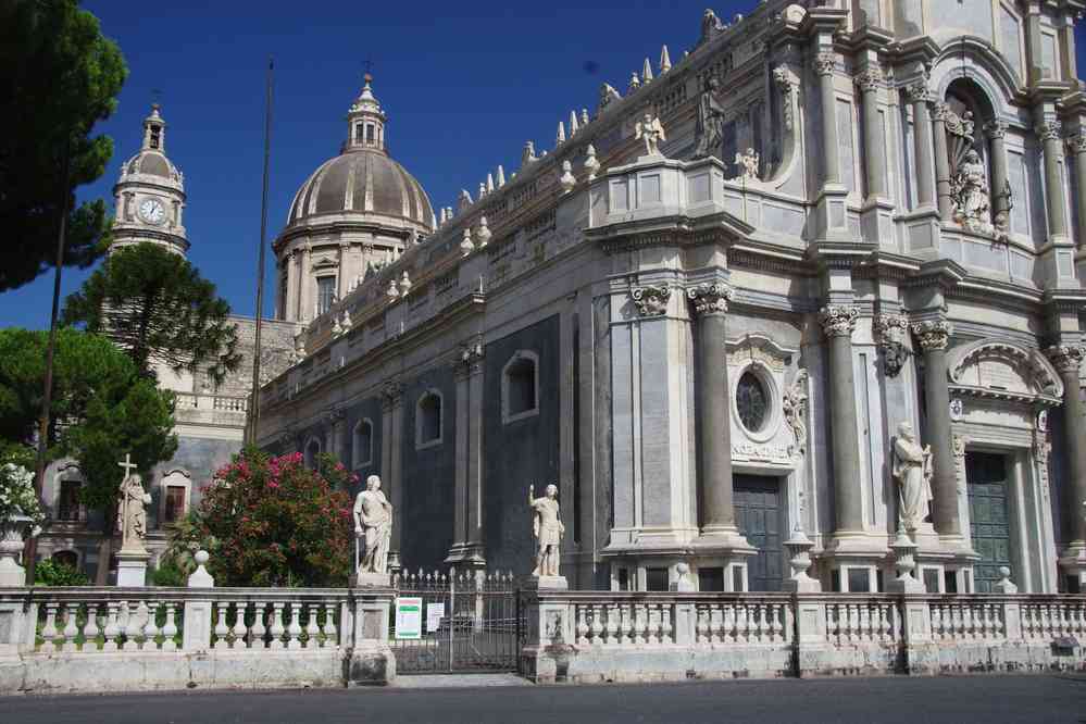 Cathédrale Sainte-Agathe (Catane), le 1ᵉʳ août 2020