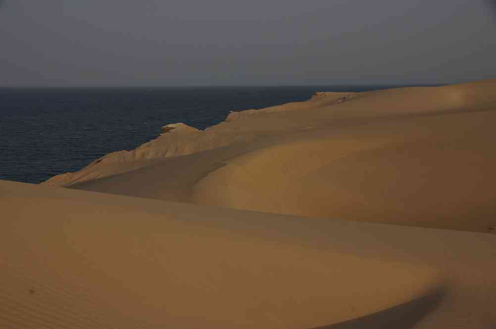 Randonnée dans les dunes au bord de l’océan, le 31 mars 2012