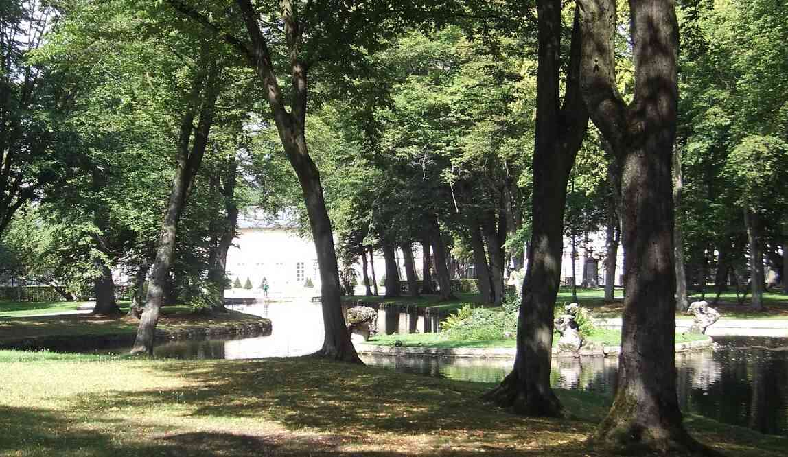 Bayreuth, Hofgarten (le Château Neuf en arrière-plan). 16 août 2019