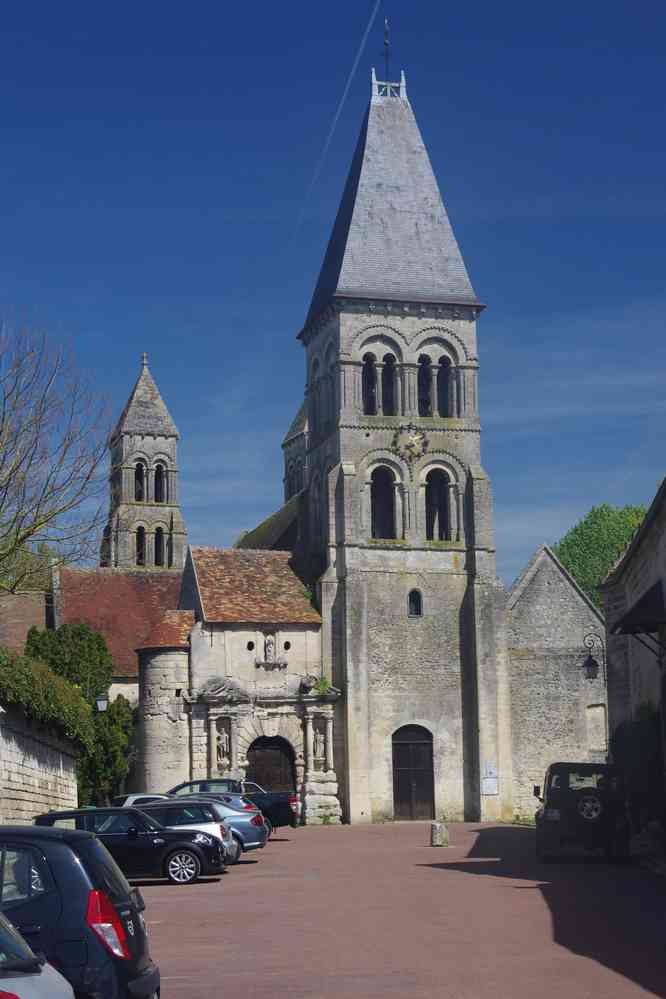 Morienval, abbatiale Notre-Dame. Le samedi 21 avril 2018