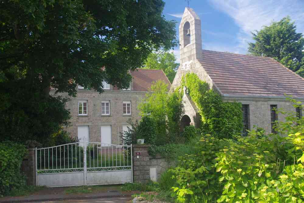 Chapelle privée près du gîte (hameau des Fèvres). Le samedi 1ᵉʳ juin 2019