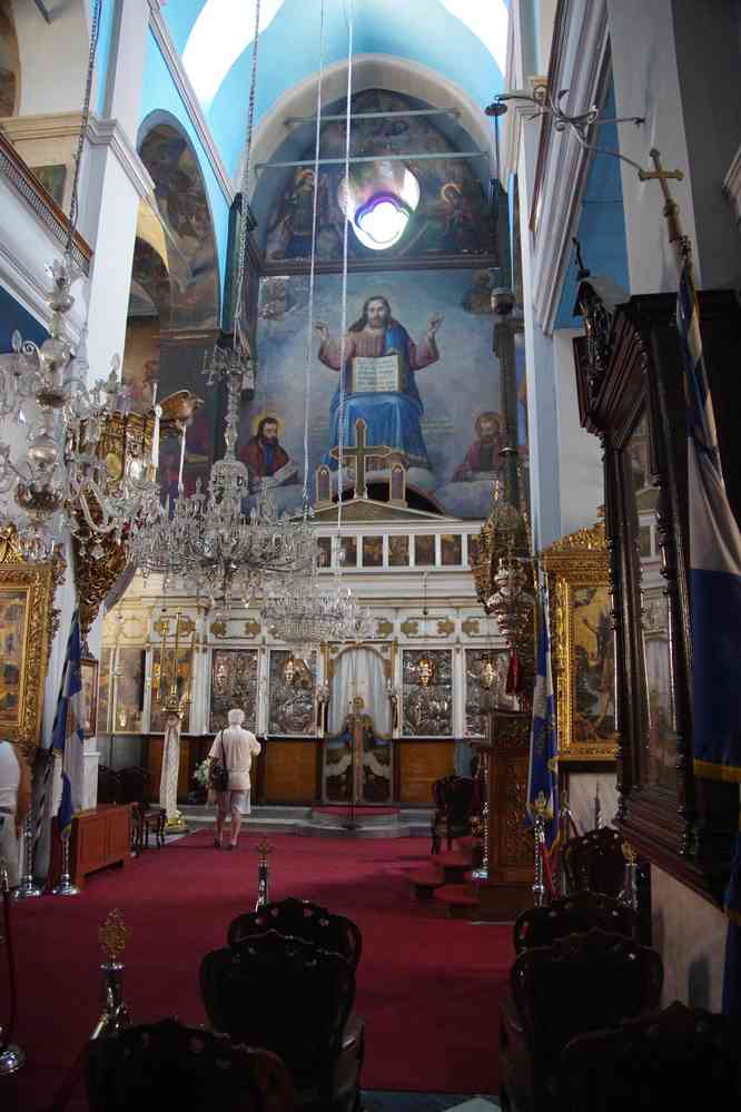 Cathédrale orthodoxe de la Canée (Χανιά). Le mardi 12 août 2014