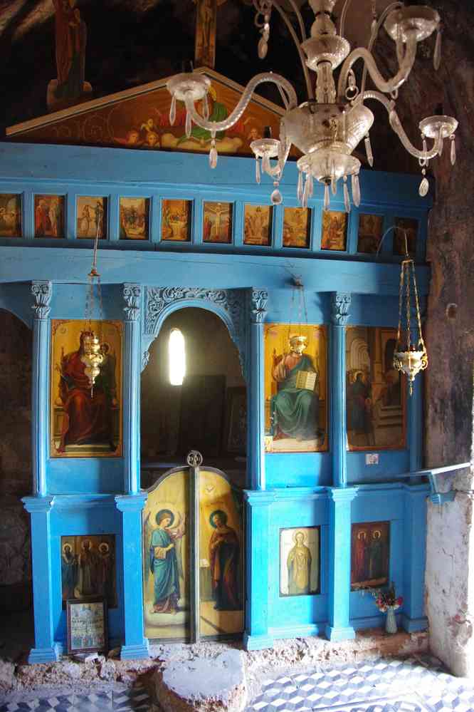 Église de Panagia (παναγία) à Lissos (Λισσός). Le mercredi 13 août 2014