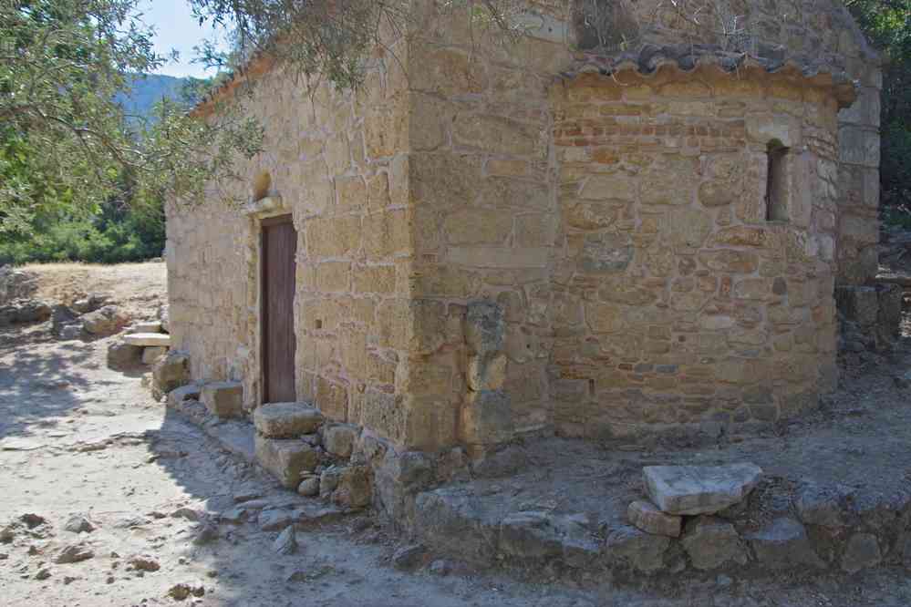 Église de Panagia (παναγία) à Lissos (Λισσός). Le mercredi 13 août 2014