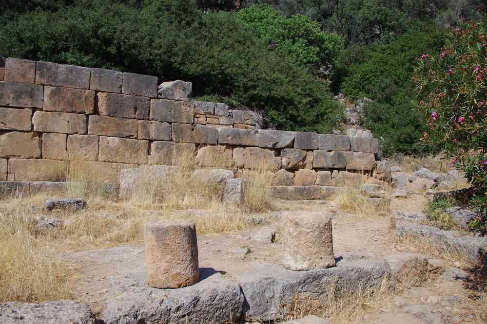 Temple d’Esculape à Lissos (Λισσός). Le mercredi 13 août 2014