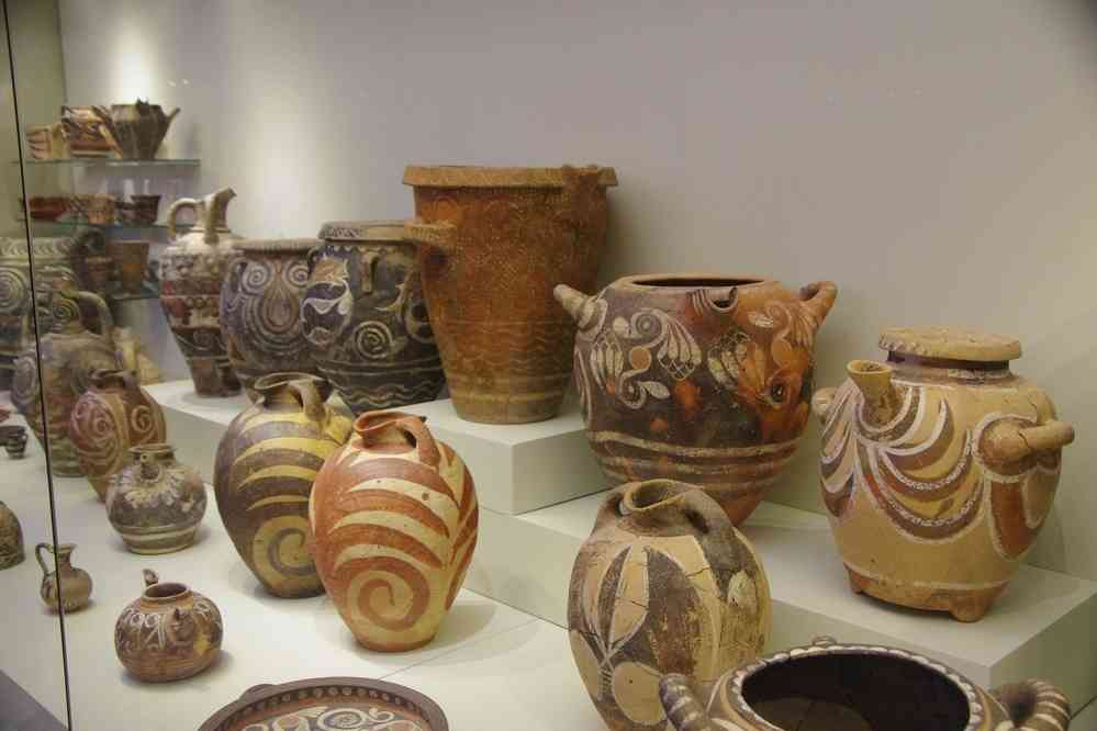 Héraklion (Ηράκλειο), musée archéologique. Le lundi 18 août 2014