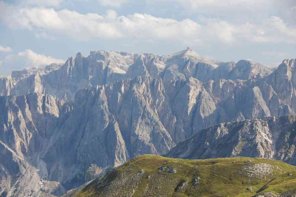 Paysage des Dolomites. Le lundi 31 août 2015