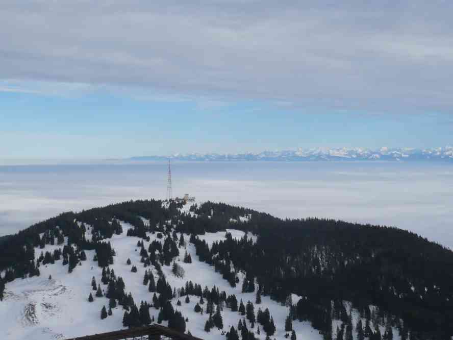 La triade de l’Oberland, l’Eiger le Mönch et la Jungfrau (au fait, ce sont lesquels ?). Le jeudi 30 décembre 2010