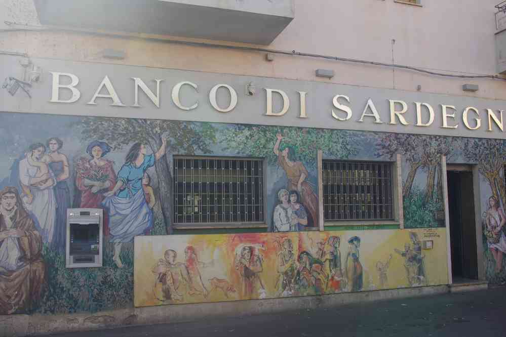 Peintures murales gauchistes à Orgosolo, le 9 septembre 2022