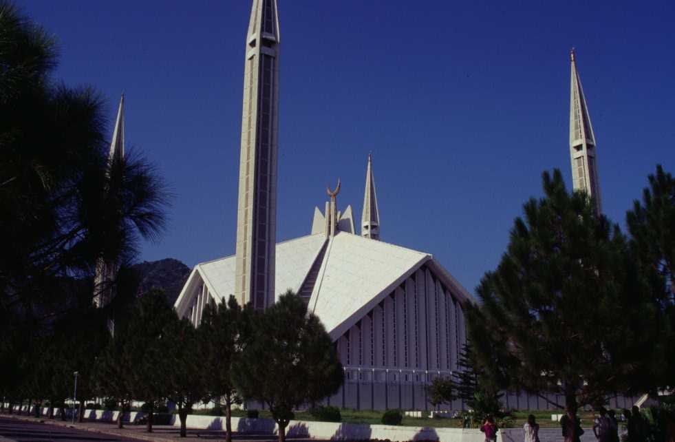 La mosquée Fayçal à Islamabad, le 26 août 1999