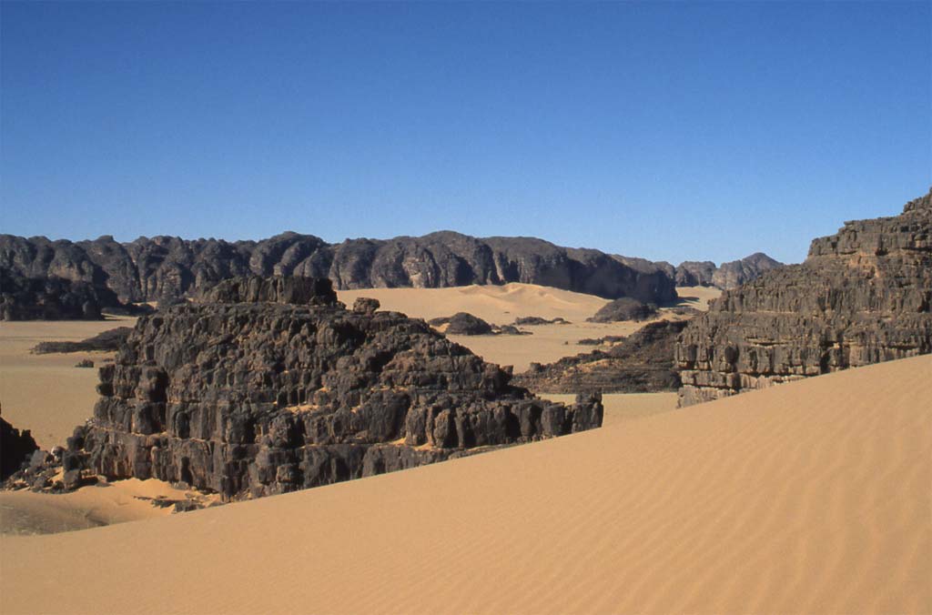 L'un des derniers paysages de la zone de dunes, le 8 mars 2006