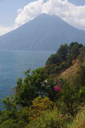 Randonnée sur les rives du lac Atitlán, février 2020