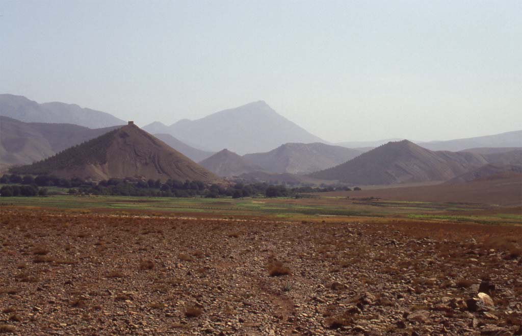 Entrée de la vallée de l’Aït bou Gmez, le 7 août 1994