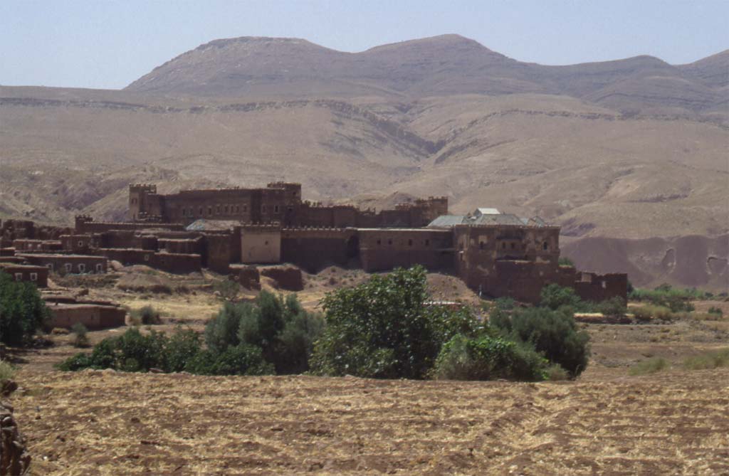 La kasbah de Télouèt, le 31 juillet 1994