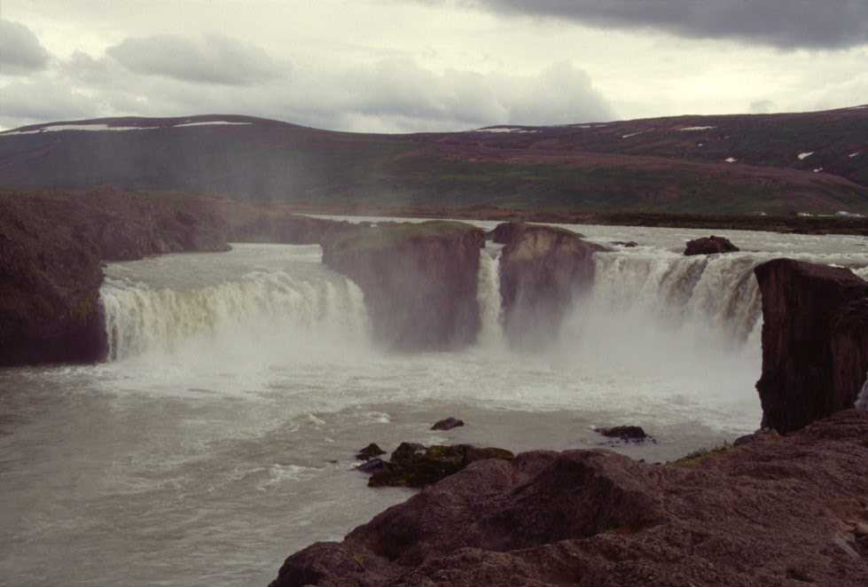 La chute de Goðafoss, le 4 août 1995