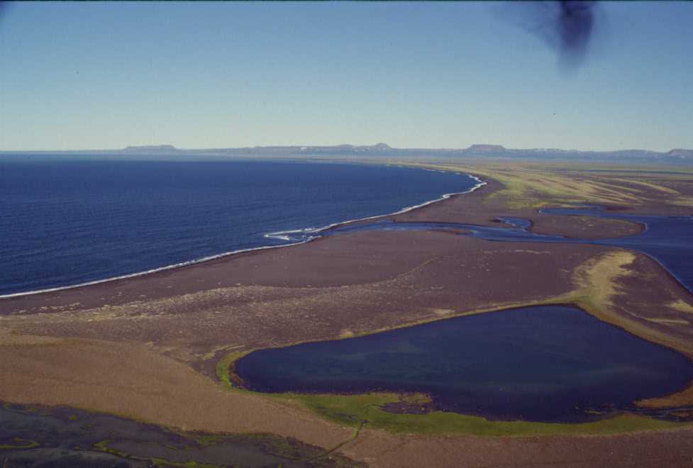 Une vue de l’Öxarfjörður, le 6 août 1995