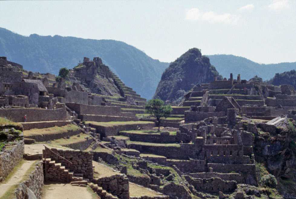 Entrée dans le site du Machu Picchu, le 4 août 1996