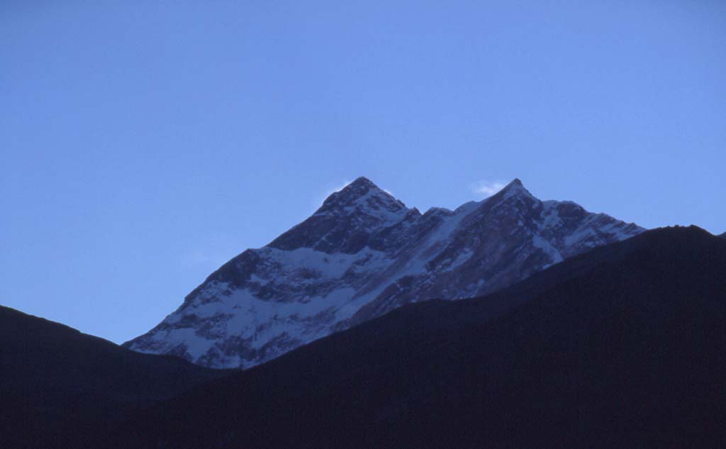L’Annapurna I (8091 m) vu depuis Lete, le 24 octobre 1998