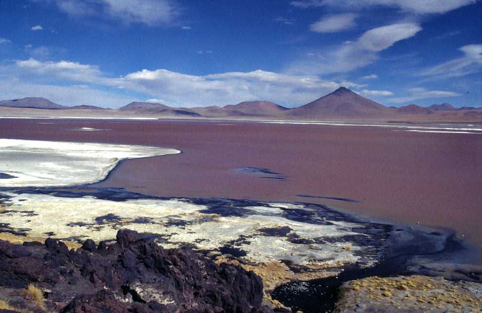 Vue de la laguna Colorada, le 20 août 2000