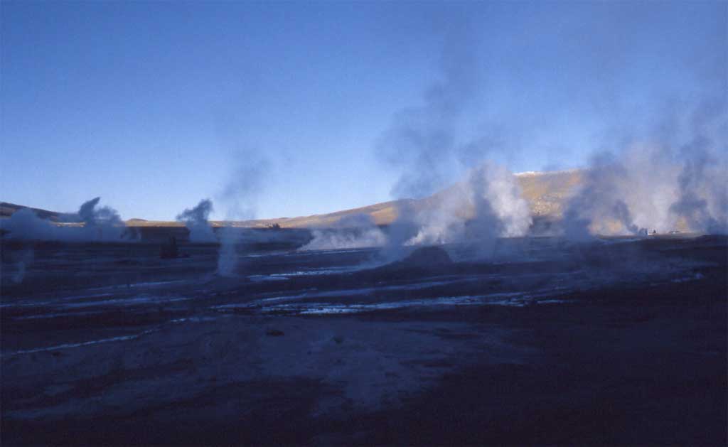 Les « geysers » d’El Tatio, le 15 août 2000
