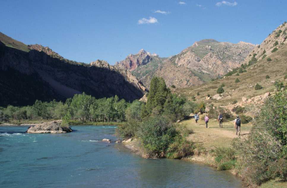 Le long de la rivière Karakul, le 11 août 2004