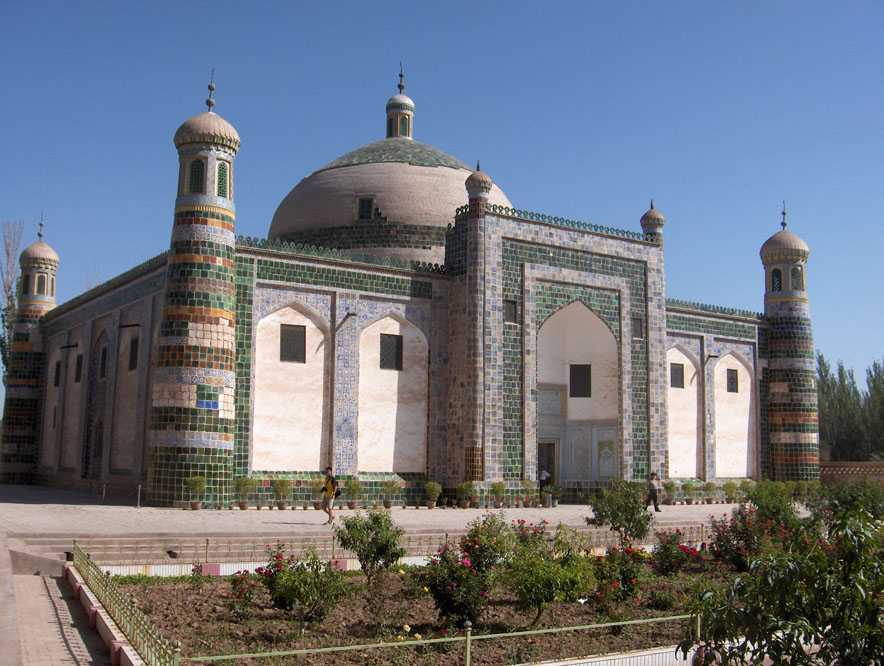 Le mausolée d’Abakh Hodja à Kachgar, le 7 août 2005