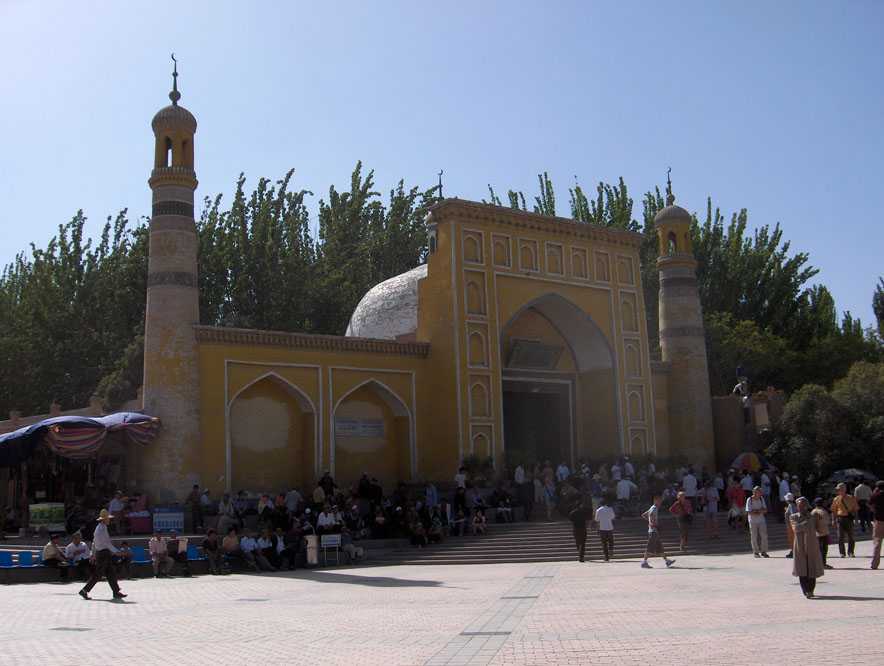 La mosquée Idkah à Kachgar, le 7 août 2005