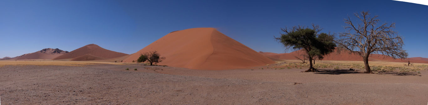 La « dune 45 » de Sossusvlei, le 1ᵉʳ janvier 2007