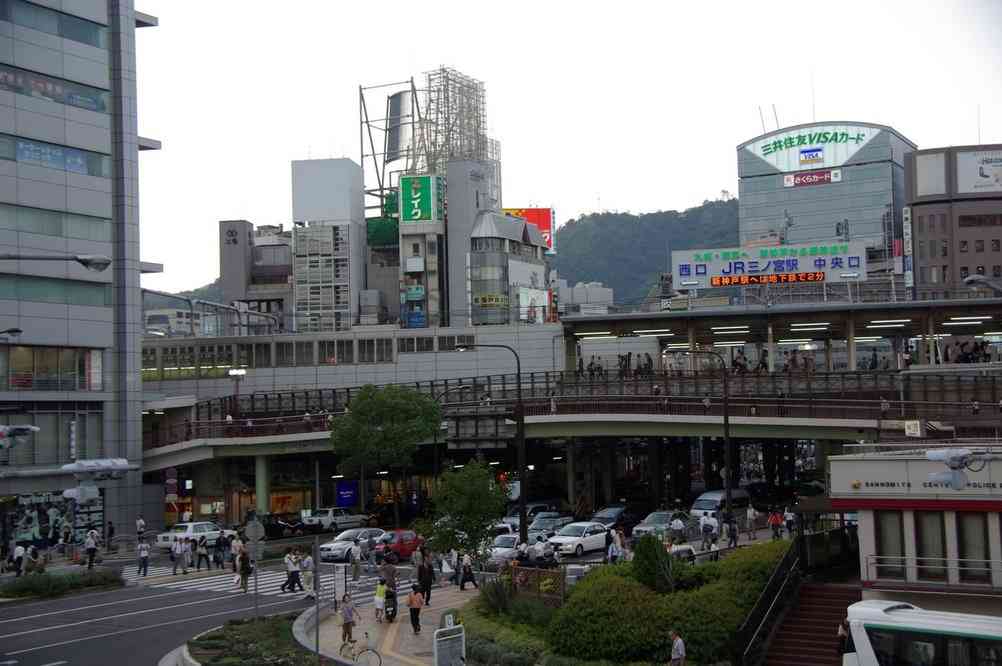 Le quartier de Sannomiya à Kobé (12 septembre 2007)