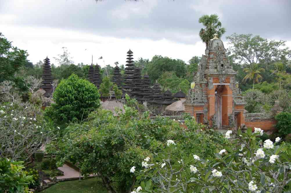 Vue générale du temple de Taman Ayun, le 5 juillet 2007