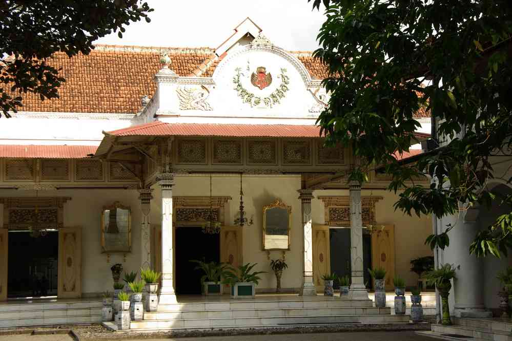 L’un des bâtiments du kraton de Yogyakarta, le 22 juillet 2007