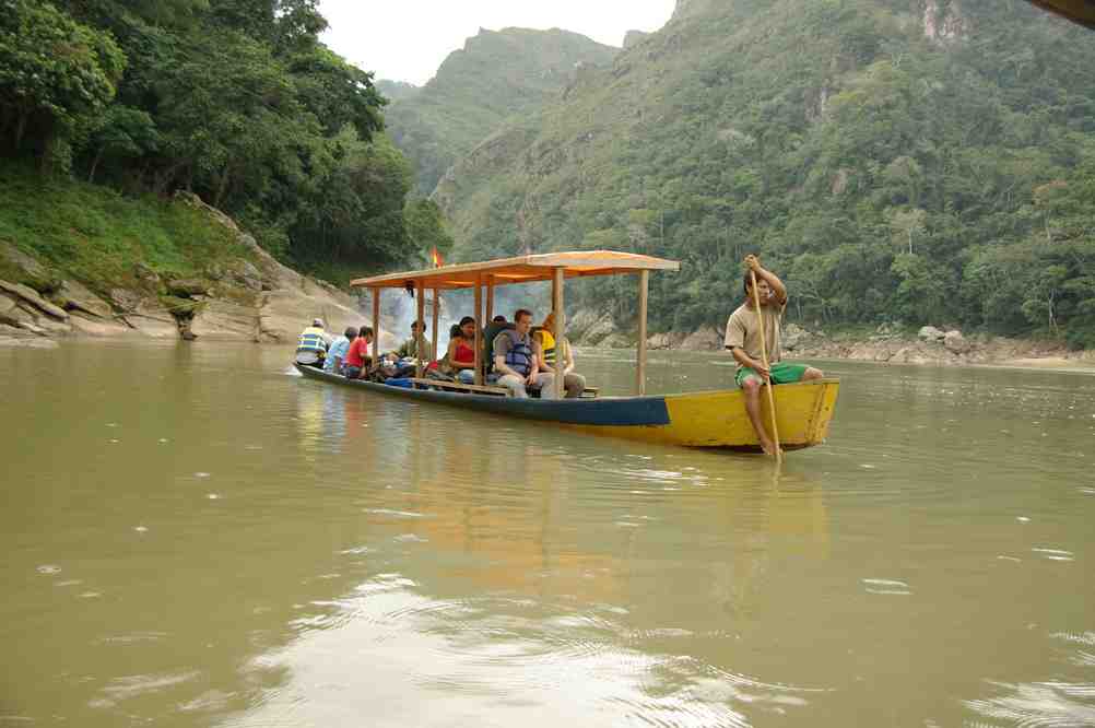 Navigation sur le rio Beni, le 13 août 2008