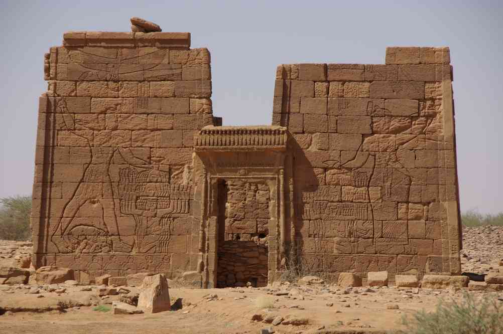 Le temple des Lions de Naqa, le 29 décembre 2008