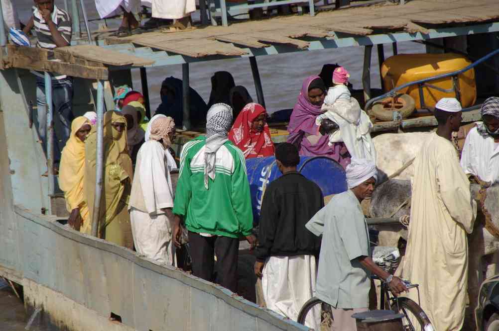 Franchissement du Nil à Atbara, le 31 décembre 2008