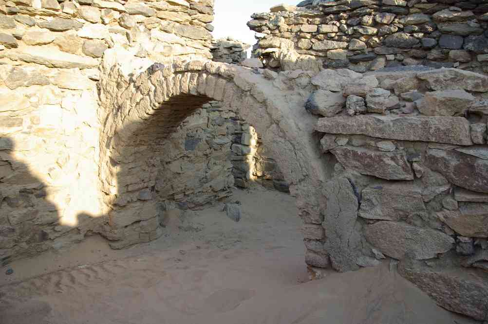 Restes du monastère de Ghazali, le 31 décembre 2008