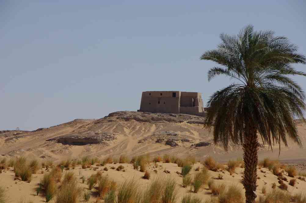 Ruines de l’ancienne Dongola : ancien monastère copte transformé par les Mamelouks (3 janvier 2009)