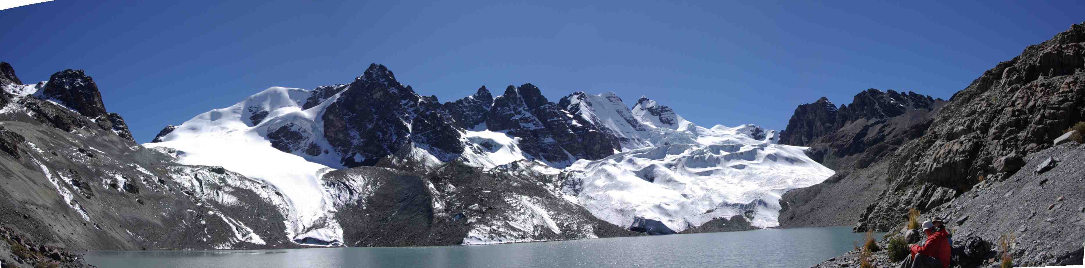 Le lac glaciaire du Condoriri, le 11 août 2008